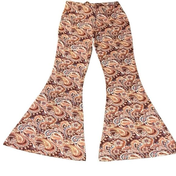 Natural Life NWT adorable paisley pull on Bell bottom pants szL - Picture 3 of 4